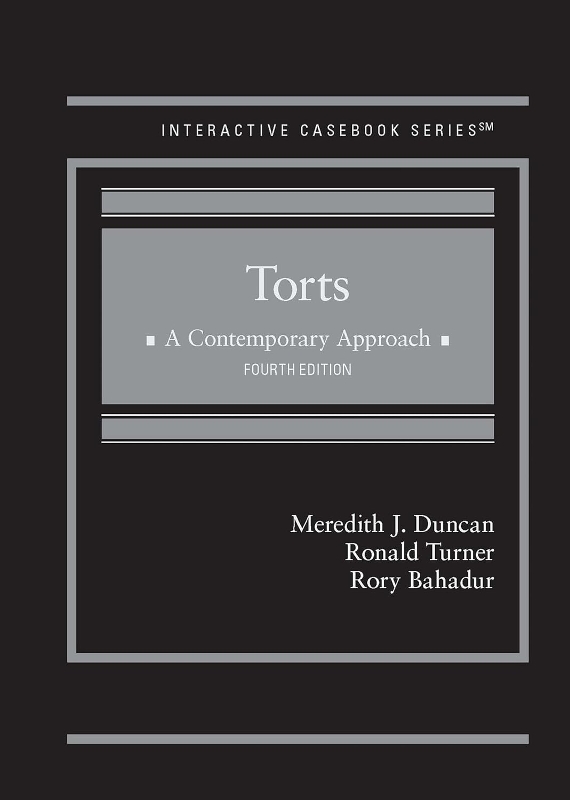 Torts 4E, CASEBOOK PLUS